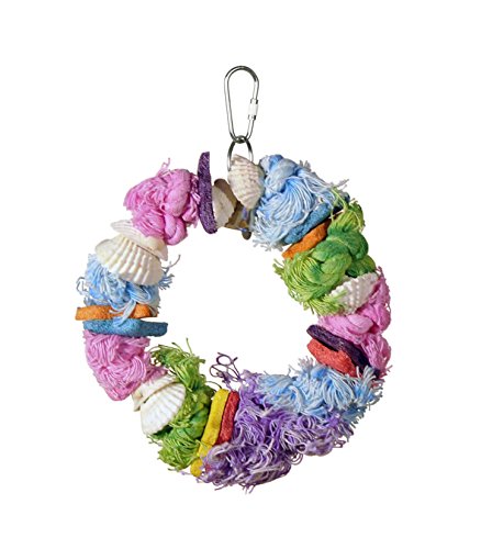 Cal-Sea-YUMS Dollar Bird Toy with Quick-Link Attachment (6 X 6.5 Inch)