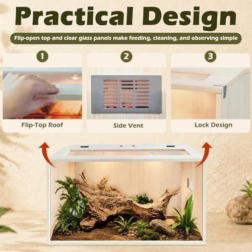Bearded Dragon Tank (23X14X14 inch)