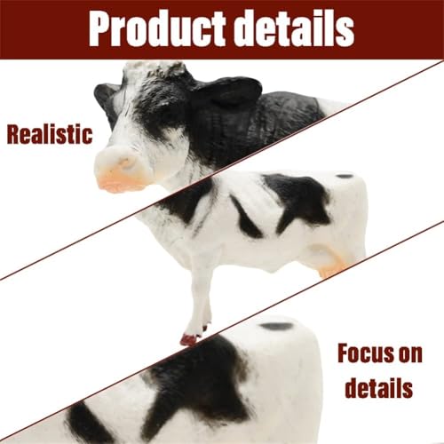 66PCS Mini Farm Animal Barn Toy with Tractor Trailer Fence for Kids Ages 3+ (Farm Animals Toys)