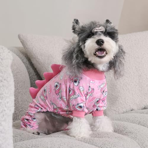 Dinosaur Costume Dog Pajamas (Large / Shark style#2)