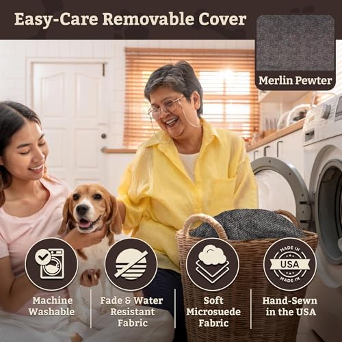 Dog Car Seat for Dogs up to 18lbs (Merlin Pewter / Small)