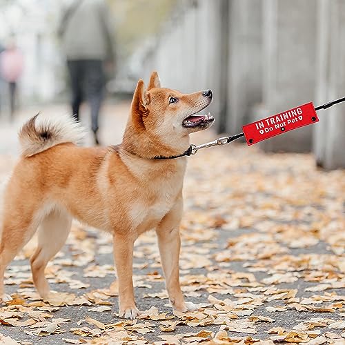 in Training Do Not Pet Funny Red Dog Leash Sleeve