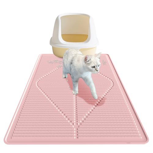 Silicone Cat Litter Mat XXL (Pink)