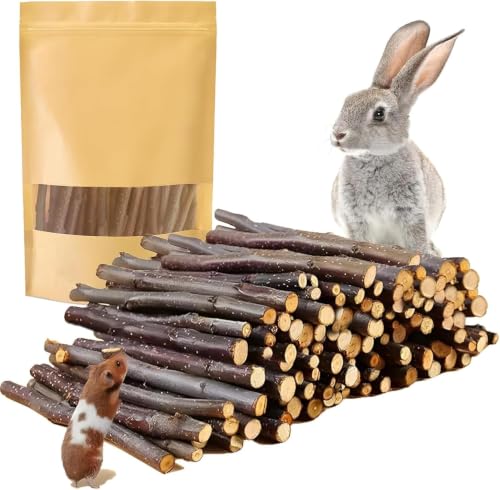 2000g Organic Apple Sticks Small Animals Teeth Grinding Chew Toy (4.41 Pound (Pack of 1))