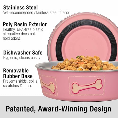 Bella Dog Bowls (Coastal Pink / Small (10-20lbs))