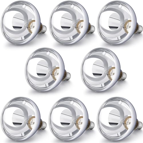 8 Pack Heat Lamp Bulbs 250 Watt (Silver)
