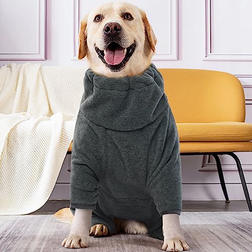 Dog Jumpsuit for Large Dogs (L / Grey)