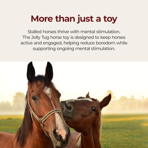 14" Jolly Tug Horse Toy (Green)