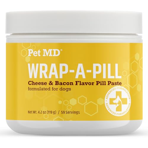 Wrap A Pill Cheese & Bacon Flavor Pill Paste for Dogs (4.2 Ounce (Pack of 1))
