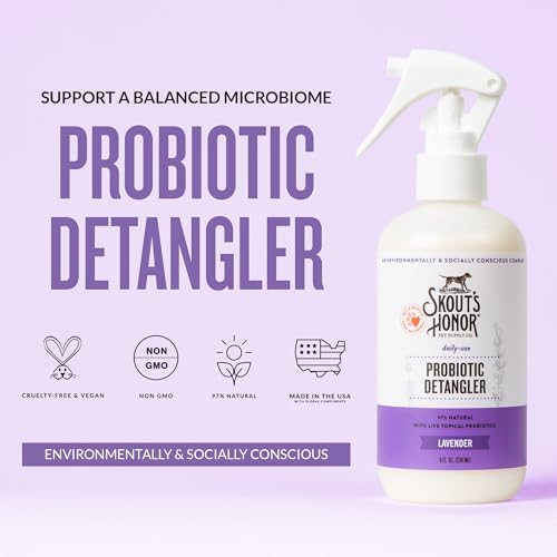 Probiotic Dog Detangler Spray (1-Pack / Lavender)