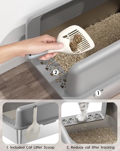 Stainless Steel Cat Litter Box (X-Large)