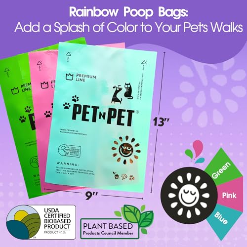 Poop Bags for Dogs (270 Count (Pack of 1) / Lavender-scented)