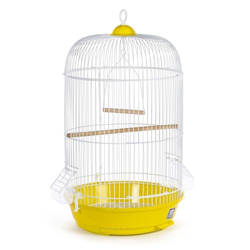 Classic Round Bird Cage (Yellow)