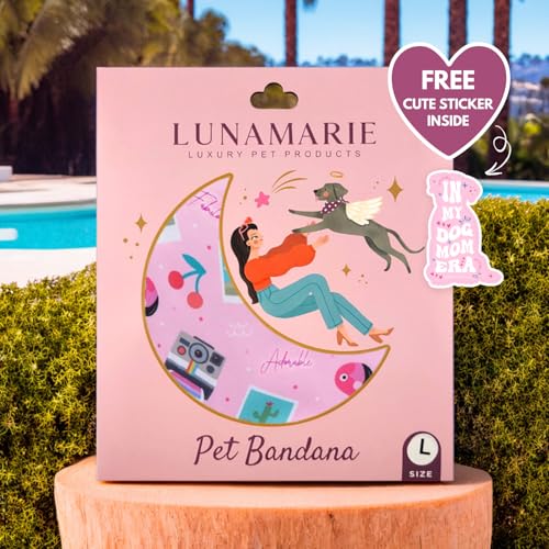 Luxury Pet Birthday Bandanas (Summer Vibes / Large)