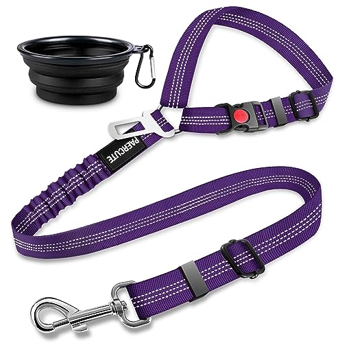 2 Piece Set Dog Seat Belt (Purple)