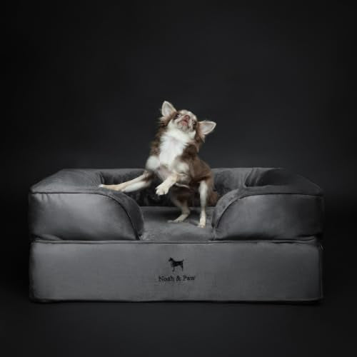 Dog Bed Orthopedic Memory Cooling Foam (Grey - VE / Medium)