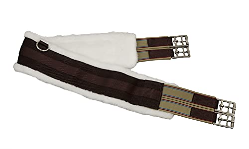 Comfy Fleece English Girth with Double Elastic (58")