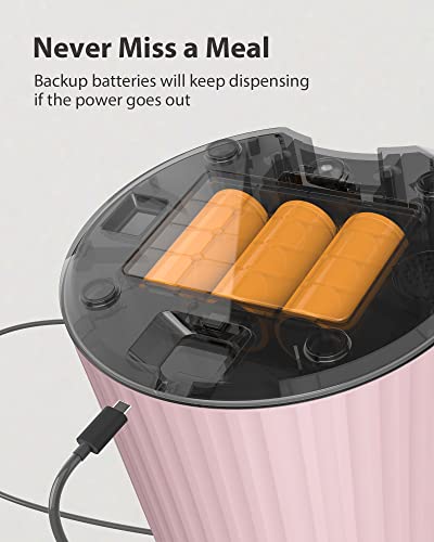 Timed Automatic Cat Feeder (Pink)