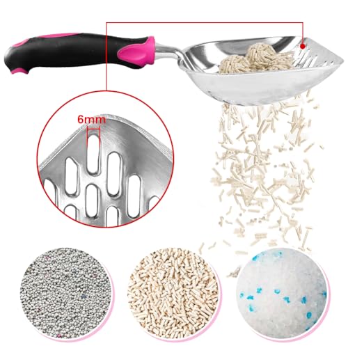 Cat Litter Scoop (L / Rose Red)