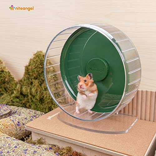 Super Silent Hamster Exercise Wheels (Medium / Dark Green)