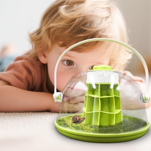 Round Transparent Snail Terrarium Kit
