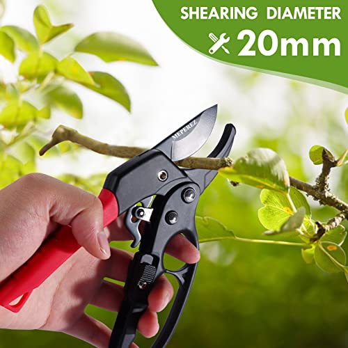 Premium Germany Pruning Shears (Reddish Black)