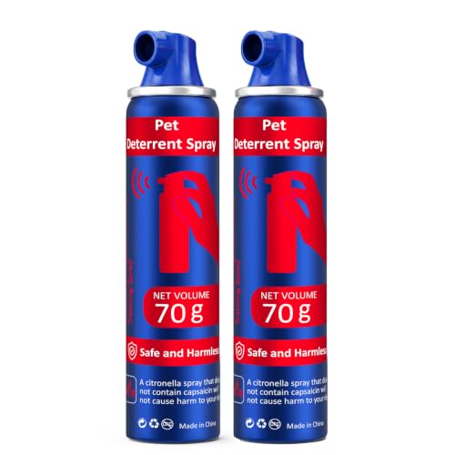 Dog Corrector Spray 70ml 2 Pack Pet Trainer Spray for Dog to Stops Barking (Blue-2)