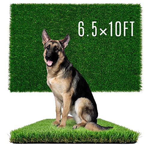 Fake Grass for Dog to Pee on Artificial Grass for Turf Mats for Puppy Training Dogs Pee Pads Extra Large for Dogs 6.5x10FT Dog Supplies Reusable (6.5x10 FT)