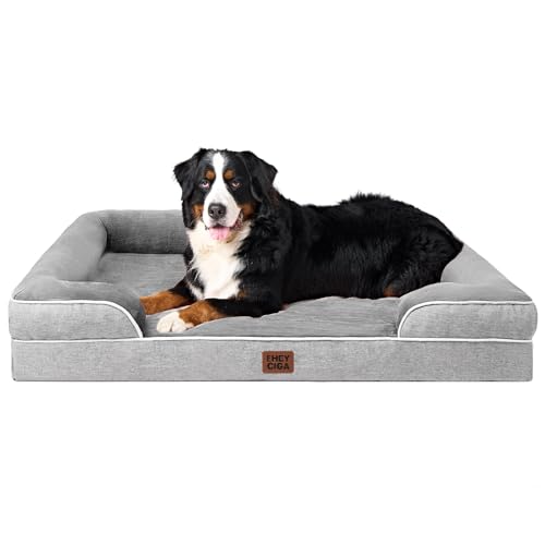 Orthopedic XXL Dog Bed (Grey / 48.0"l X 35.0"w X 8.0"th)