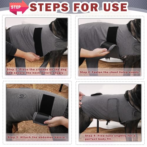 Dog Anxiety Vest (X-Small / Light Gray)