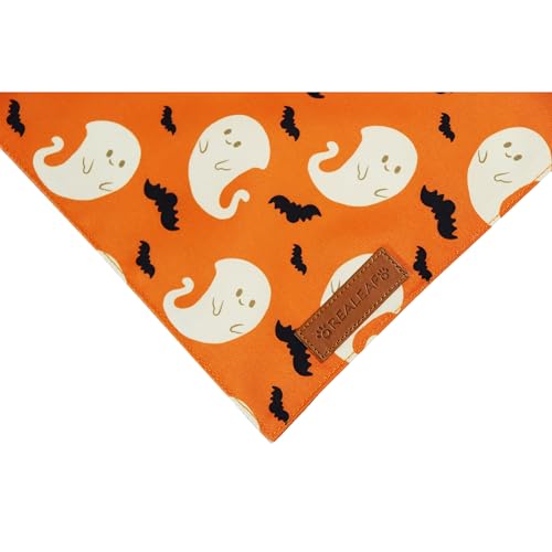 Halloween Dog Bandanas 2 Pack (Halloween / Large)