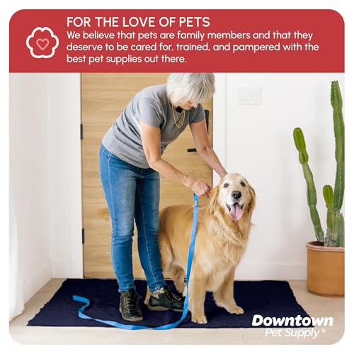 Dog Mud Mat 60" x 36" Navy Blue (60" x 36" / Navy Blue)