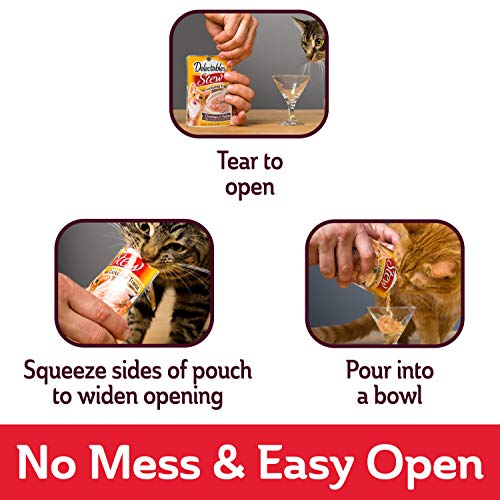 Hartz Stew & Bisque Lickable Wet Cat Treats for Adult & Senior Cats