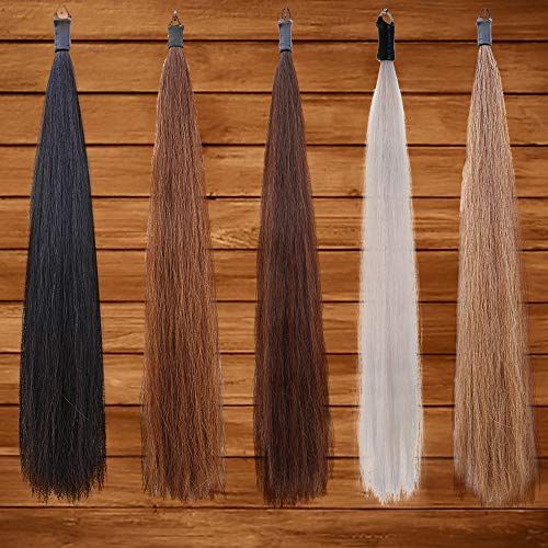 Horse Tail Extensions with Braided Horsehair Loop (3/8 LB (28"-30") / Light Sorrel)
