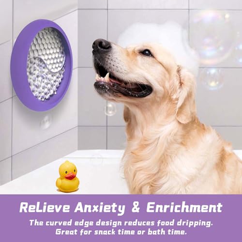 Dog Lick Bowl (Purple / Large)