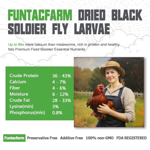 Dried Worms Black Solider Fly Larvae 5LB (5 Pound (Pack of 1))
