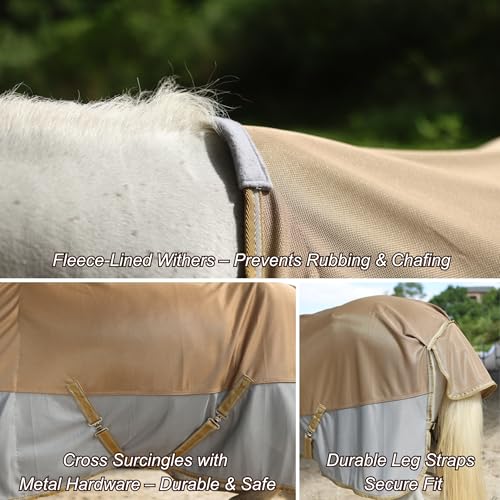 Breathable and UV Protective Tear (Gold Silver / 78 in)