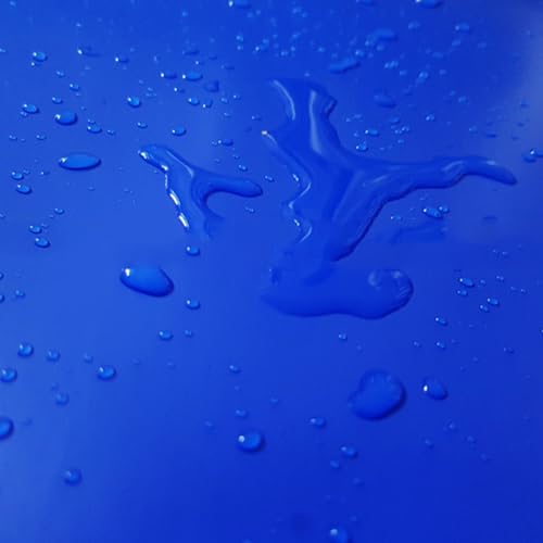 Aquarium Background Blue Black Fish Tank Background Wallpaper Double (11.8" H x 16.5" L)