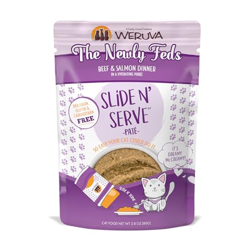 Wet Cat Food The Newly Feds with Beef and Salmon Pate (2.8 Ounce (Pack of 12))
