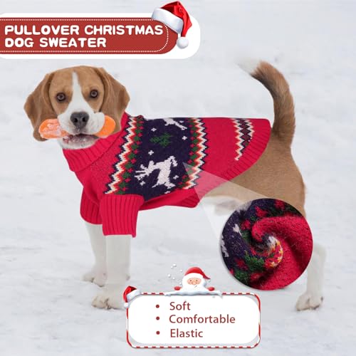 XL Dog Sweater (X-Large / Christmas Red)