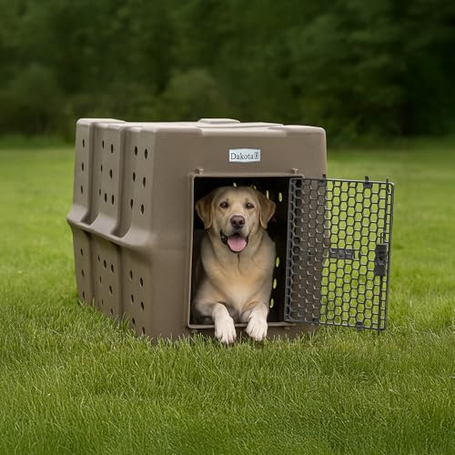 Dakota 283 Canine Rough and Tough Economy Dog Crate (X-Large / Coyote Granite)