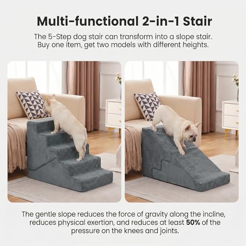Dog Stairs for Small Dogs 22" H