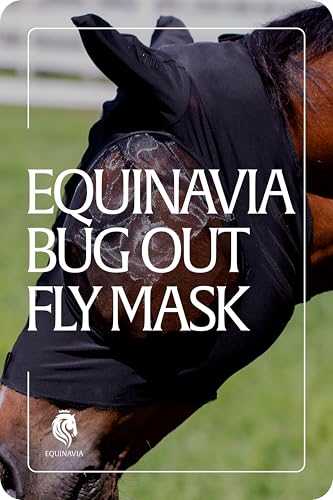 Bug Out Horse Fly Mask (Black / Horse)