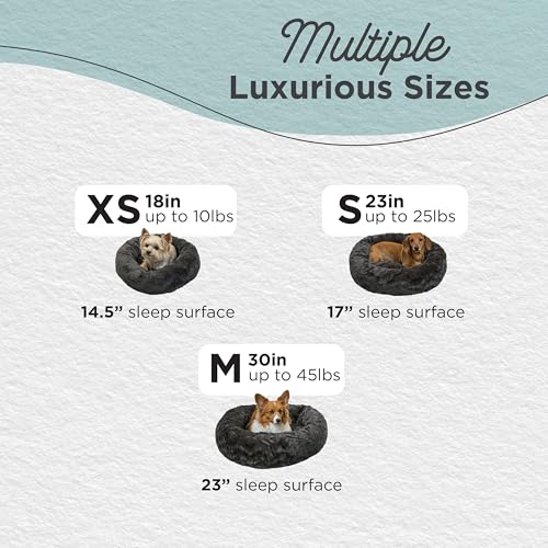 Original Calming Donut Dog Bed (Mink Lux / Small)