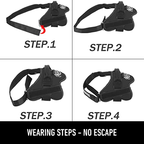 Dog Harness No (Medium (Pack of 1) / Black)