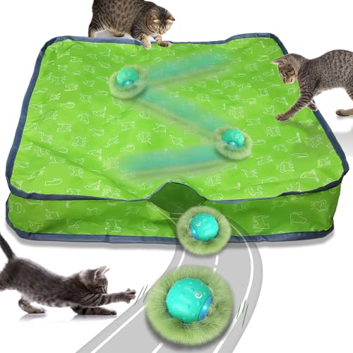 Interactive Cat Toys for Indoor Cats (green)
