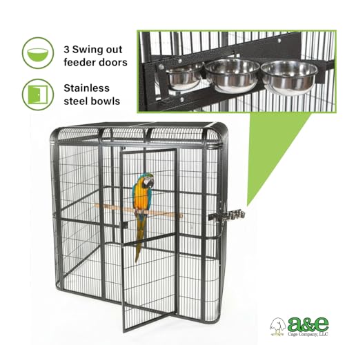 A&E Cage Co WI6262 Walk (62.0"L x 62.0"W x 79.0"H)