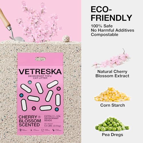 Cherry Blossom Tofu Cat Litter (2 bag)