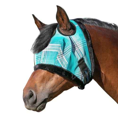 Kensington UV Fly Mask with Fleece Trim (2021-atlantis)