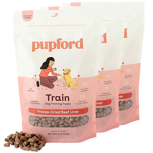 Freeze Dried Dog & Puppy Training Treats (4 Ounce (Pack of 3))
